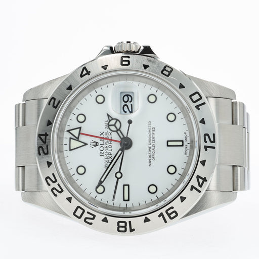 Rolex Explorer II White Dial Polar 40 Stainless Steel Oyster Automatic 16570