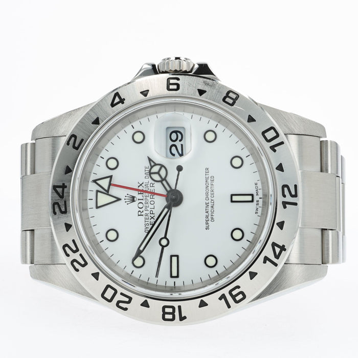 Rolex Explorer II White Dial Polar 40 Stainless Steel Oyster Automatic 16570