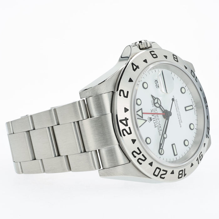 Rolex Explorer II White Dial Polar 40 Stainless Steel Oyster Automatic 16570