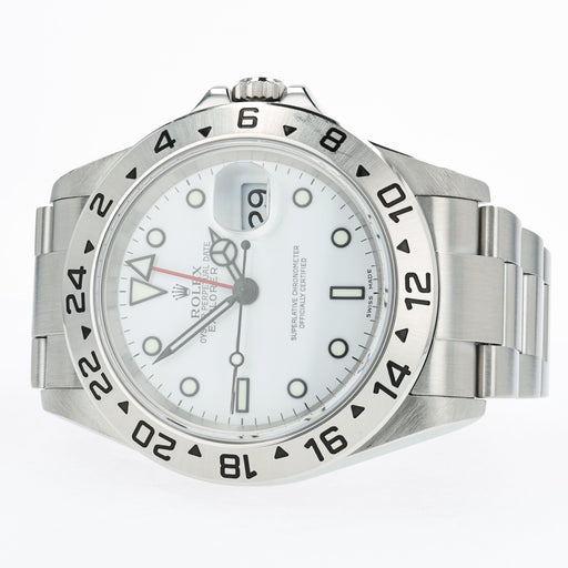 Rolex Explorer II White Dial Polar 40 Stainless Steel Oyster Automatic 16570
