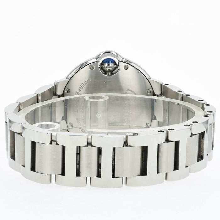 Cartier Ballon Bleu 33MM Automatic Factory Diamond Dial Steel WE902074 3489