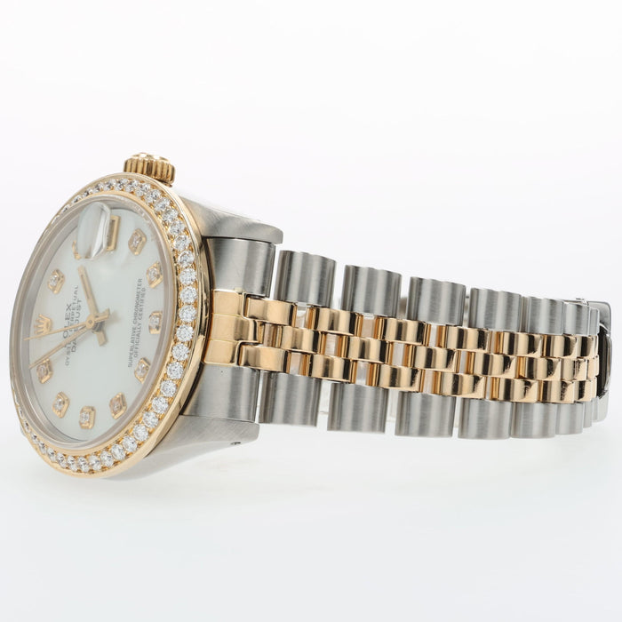 Rolex Datejust Mother of Pearl Dial 31mm 18kt Yellow Gold & Steel 68273
