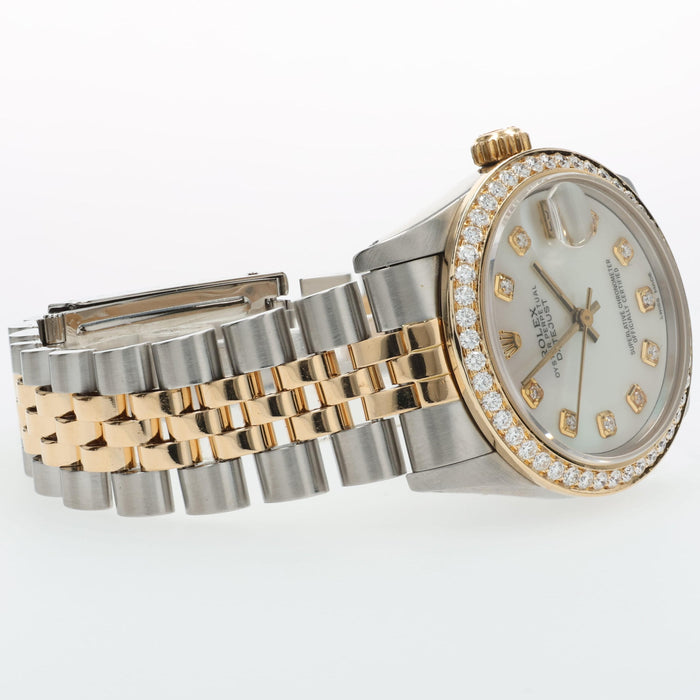 Rolex Datejust Mother of Pearl Dial 31mm 18kt Yellow Gold & Steel 68273