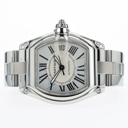 Cartier Roadster Large Silver Dial Automatic Stainless Steel W62025V3 2510