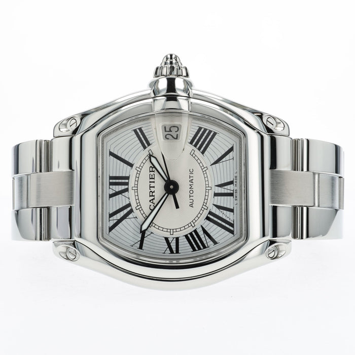 Cartier Roadster Large Silver Dial Automatic Stainless Steel W62025V3 2510