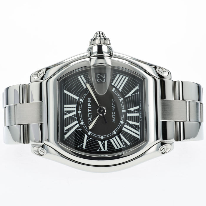 Cartier Roadster Black Dial Automatic Stainless Steel W62041V3 2510