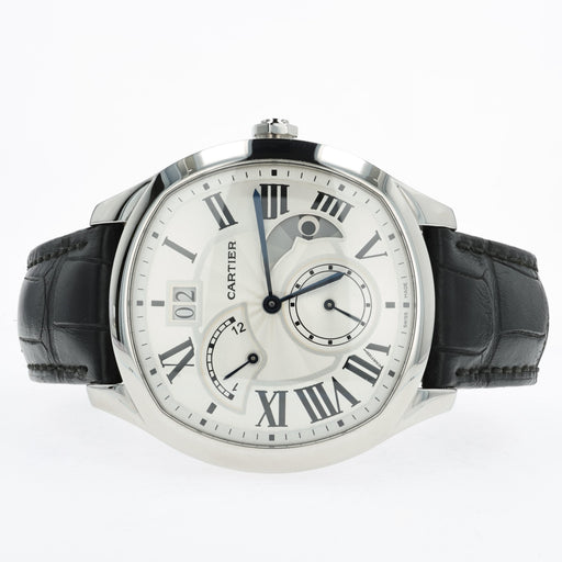 Cartier Drive De Cartier Moonphase Silver Dial Stainless Steel WSNM0005 3931