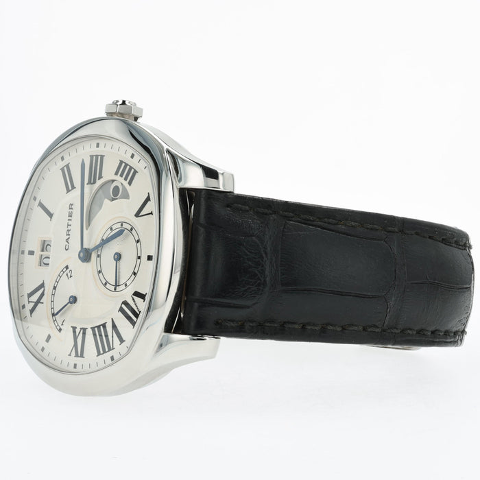 Cartier Drive De Cartier Moonphase Silver Dial Stainless Steel WSNM0005 3931