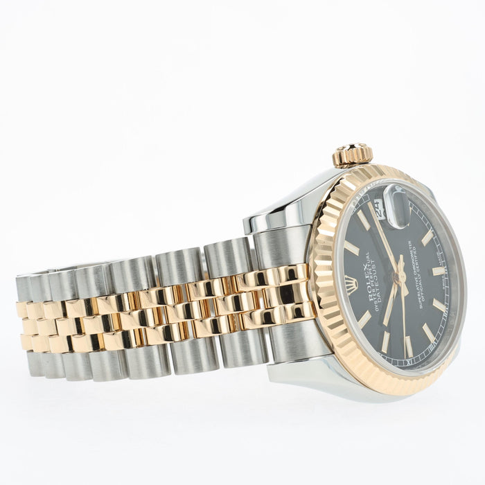 Rolex Datejust 31 Black Dial 18kt Yellow Gold & Stainless Steel Jubilee 178273
