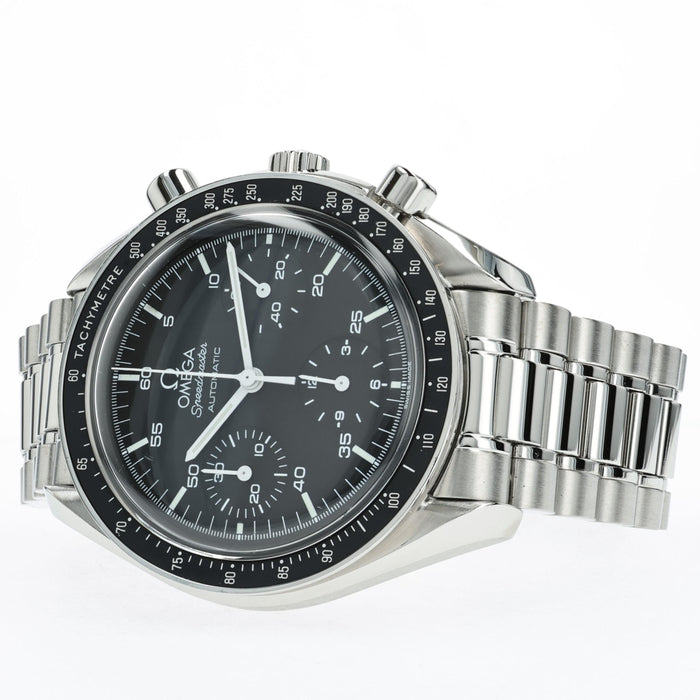 Omega Speedmaster Reduced Black Dial Stainless Steel Chronograph 3510.50