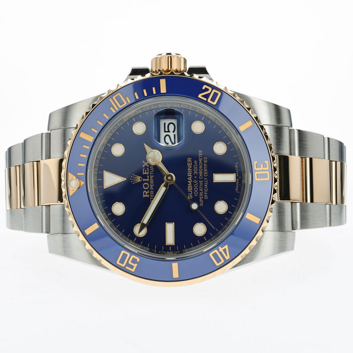 Rolex Submariner Date Blue Dial 18K Yellow Gold & Stainless Steel 40MM 116613LB
