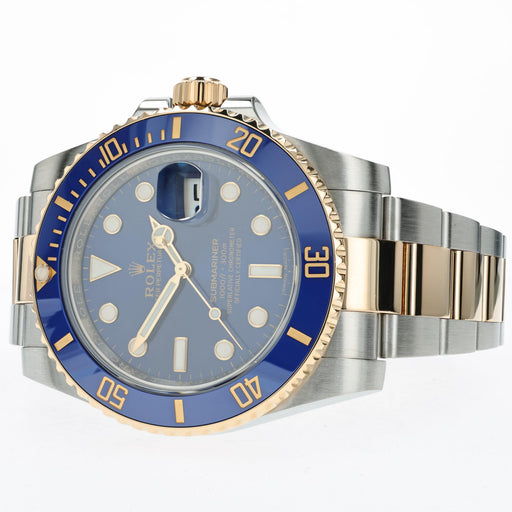 Rolex Submariner Date Blue Dial 18K Yellow Gold & Stainless Steel 40MM 116613LB