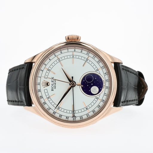 Rolex Cellini Moonphase Automatic Solid 18kt Rose Gold 39mm 50535