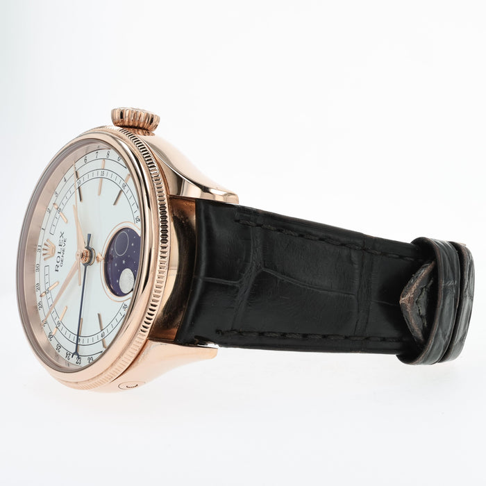Rolex Cellini Moonphase Automatic Solid 18kt Rose Gold 39mm 50535