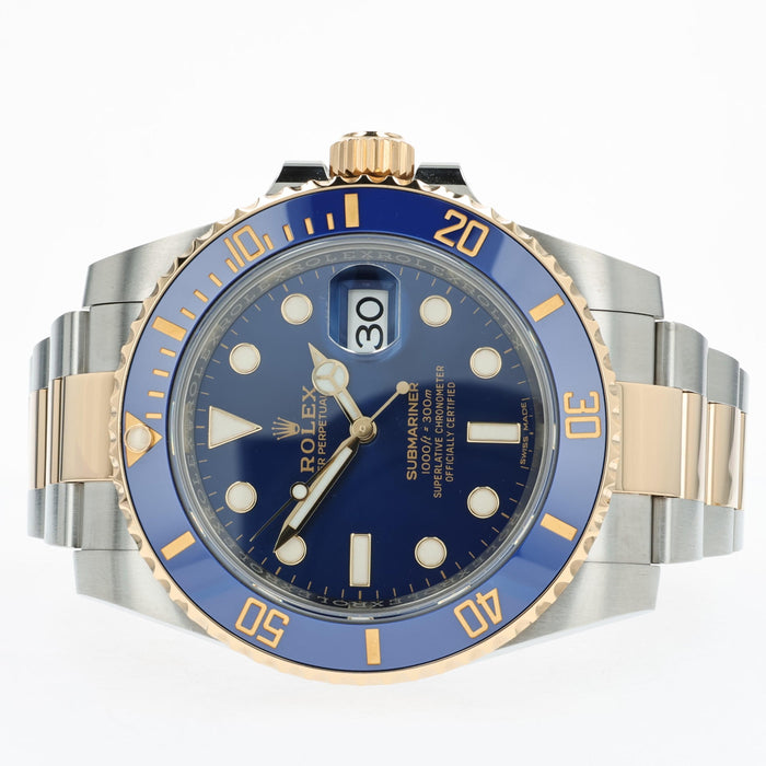 Rolex Submariner Date Blue Dial 18K Yellow Gold and Stainless Steel 116613LB