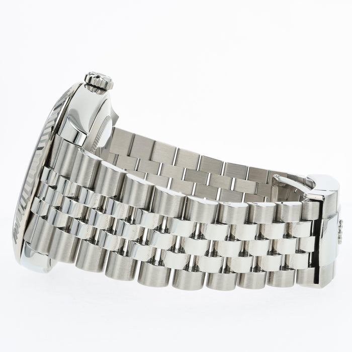 Rolex Datejust 41 Wimbledon Fluted Jubilee Stainless Steel 126334