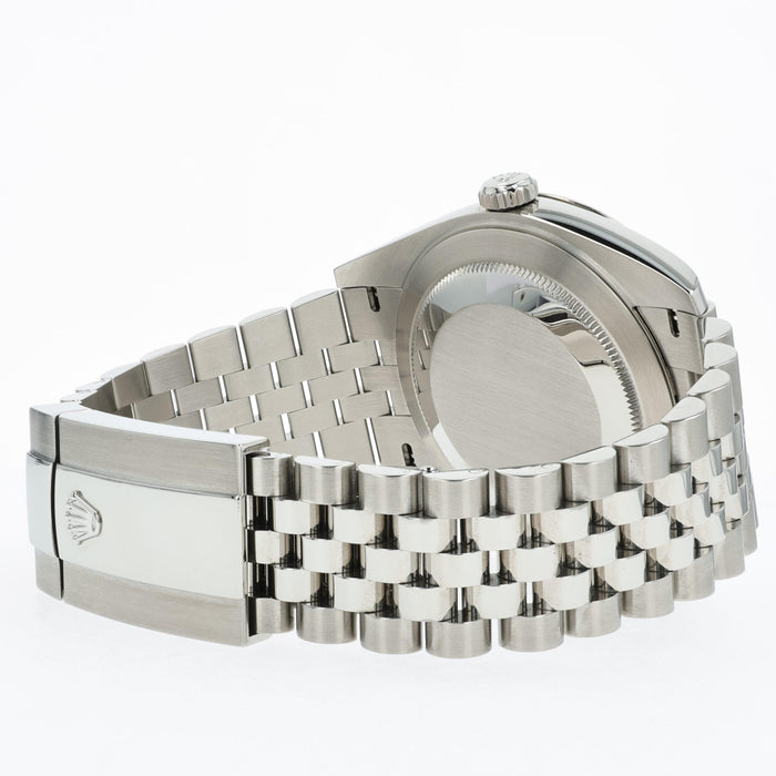 Rolex Datejust 41 Wimbledon Fluted Jubilee Stainless Steel 126334