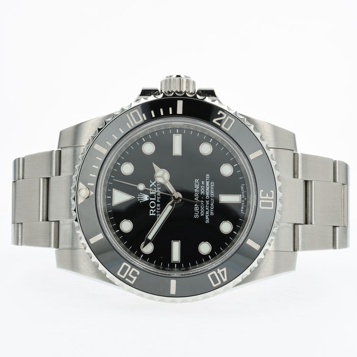 Rolex Submariner No-Date Black Dial Stainless Steel Automatic Oyster 114060