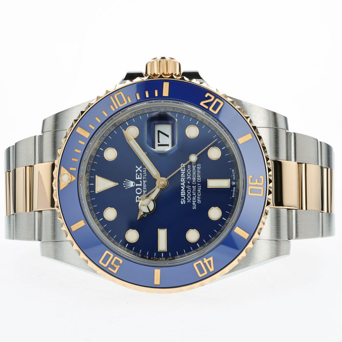 Rolex Submariner Date Blue Dial 18K Yellow Gold and Stainless Steel 126613LB