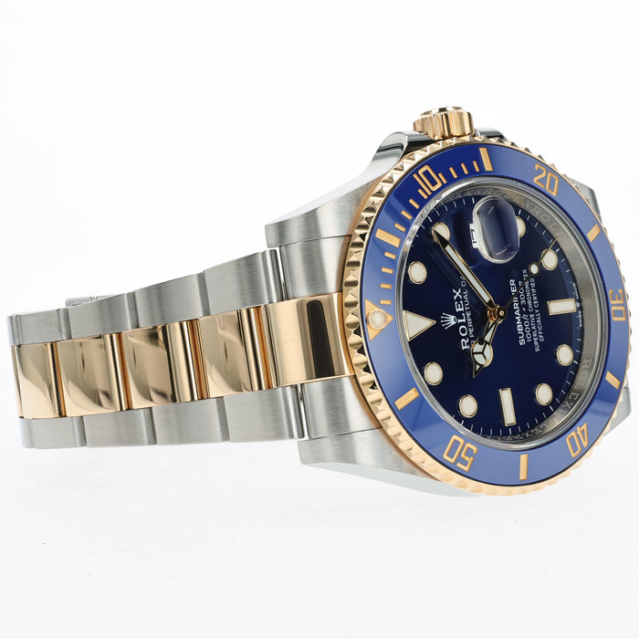 Rolex Submariner Date Blue Dial 18K Yellow Gold and Stainless Steel 126613LB