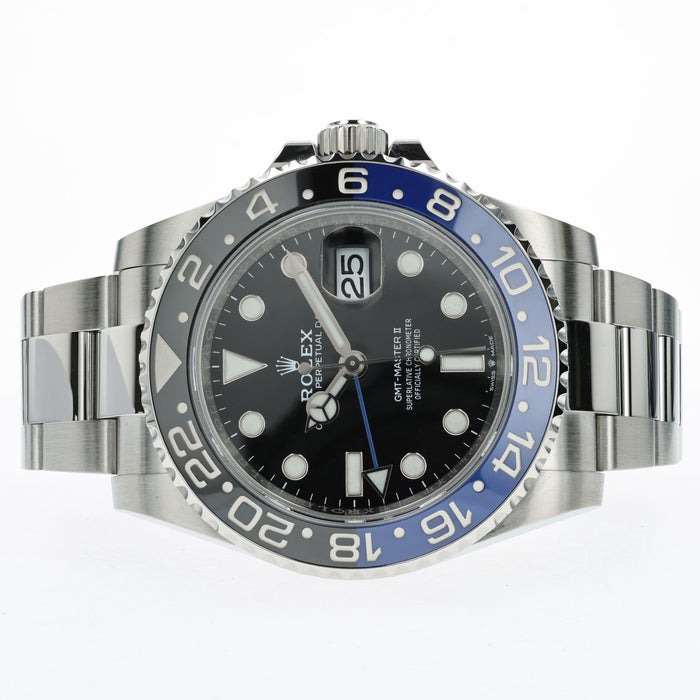 Rolex GMT-Master II Blue/Black Bezel "Batman" Stainless Steel Oyster 126710BLNR