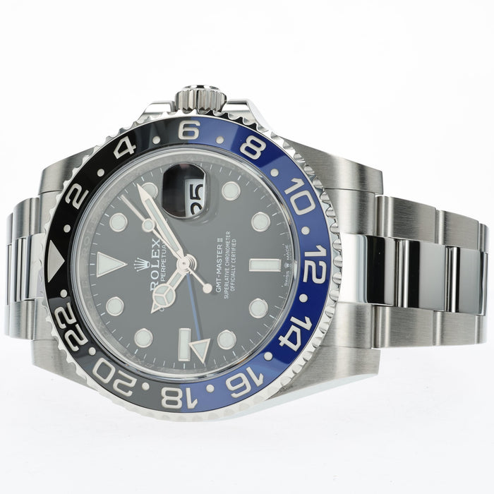Rolex GMT-Master II Blue/Black Bezel "Batman" Stainless Steel Oyster 126710BLNR