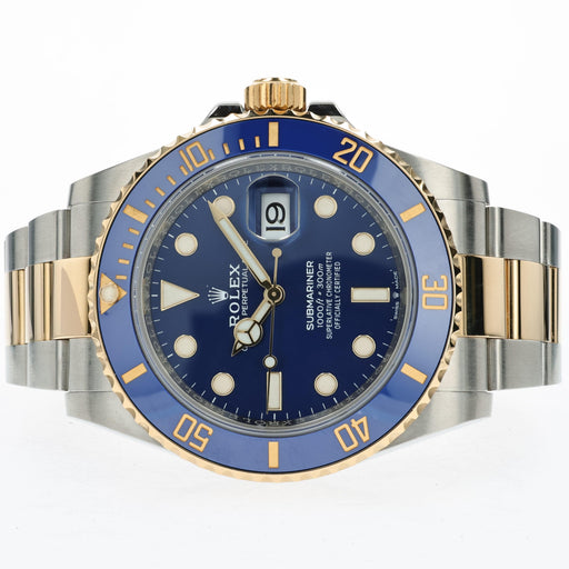 Rolex Submariner Date 18K Yellow Gold and Stainless Steel Blue Dial 126613LB
