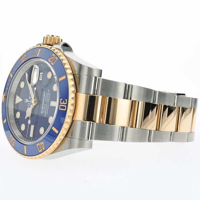 Rolex Submariner Date 18K Yellow Gold and Stainless Steel Blue Dial 126613LB