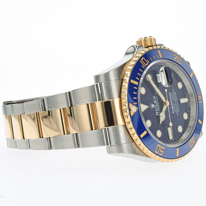 Rolex Submariner Date 18K Yellow Gold and Stainless Steel Blue Dial 126613LB