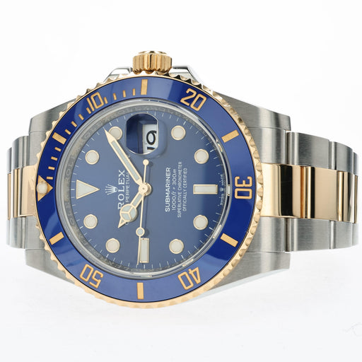 Rolex Submariner Date 18K Yellow Gold and Stainless Steel Blue Dial 126613LB