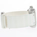 Cartier Santos 100 White Dial Medium Rubber Strap Automatic W20129U2 2878