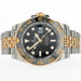 Rolex GMT-Master II Black Dial Zombie Jubliee 18k Yellow Gold & Steel 126713GRNR