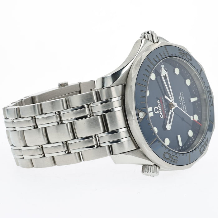 Omega Seamaster Diver Blue Dial Full Size Stainless Steel 212.30.41.20.03.001