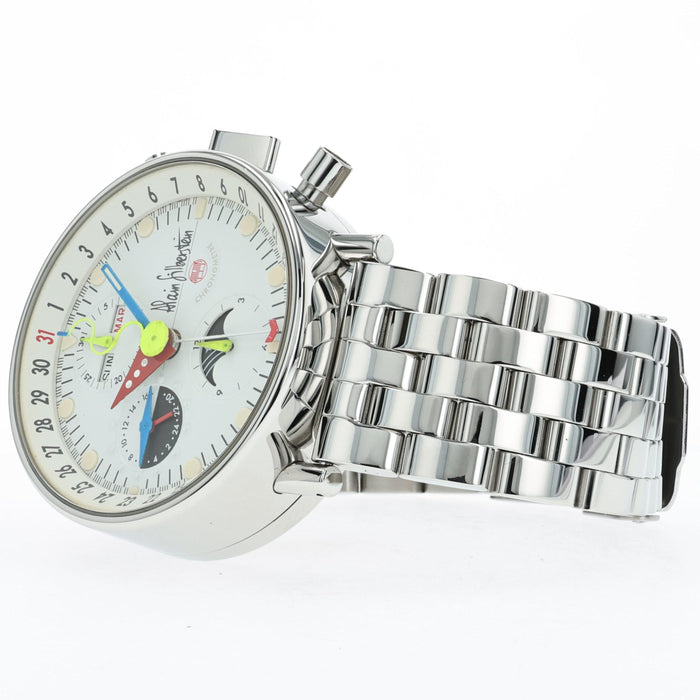 Alain Silberstein Krono Classic White Triple Calendar Moon Phase Limited Edition