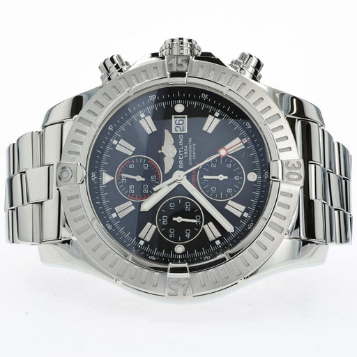 Super Avenger Black Dial Chronograph Stainless Steel 48MM Automatic A13370