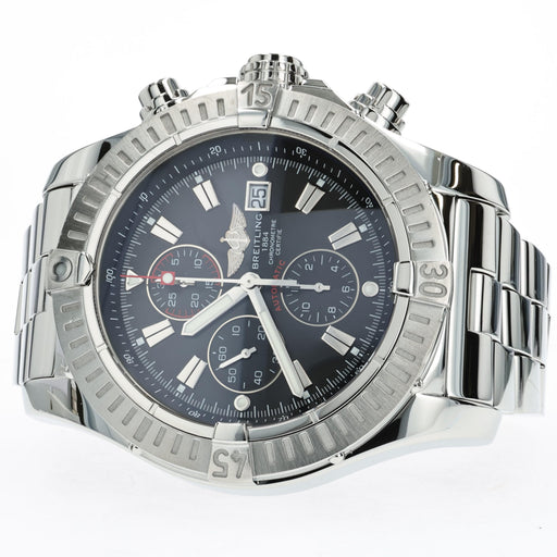 Super Avenger Black Dial Chronograph Stainless Steel 48MM Automatic A13370