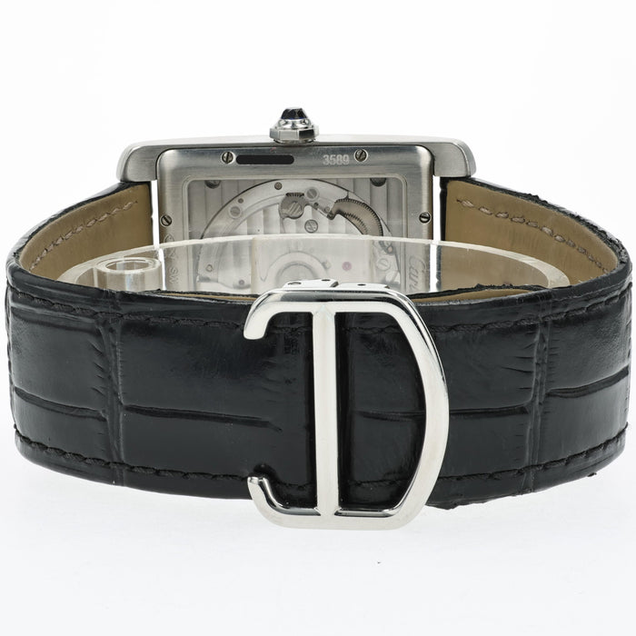 Cartier Tank MC Silver Dial Small Seconds Stainless Steel W5330003 3589