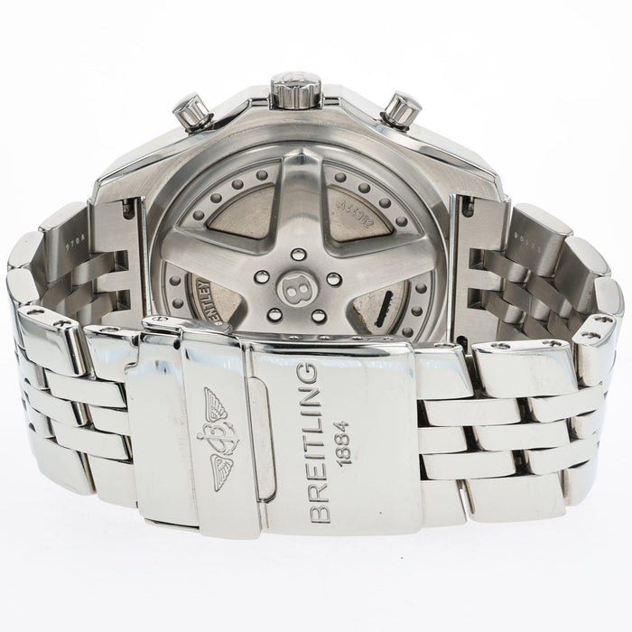Breitling Bentley 6.75 Silver Dial Chronograph Stainless Steel 48MM A44362