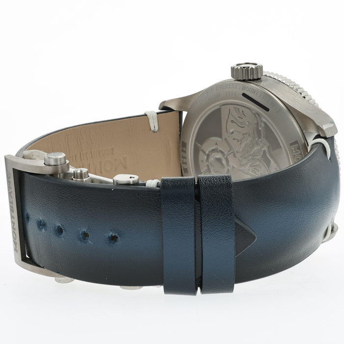 Montblanc 1858 Geosphere 42MM Titanium Blue Dial Automatic 125565