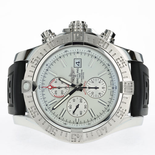 Breitling Super Avenger II White Dial 48mm Stainless Steel  A13371