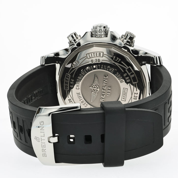 Breitling Super Avenger II White Dial 48mm Stainless Steel  A13371
