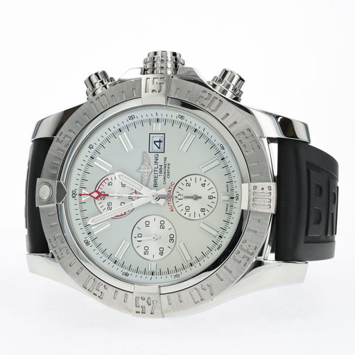 Breitling Super Avenger II White Dial 48mm Stainless Steel  A13371