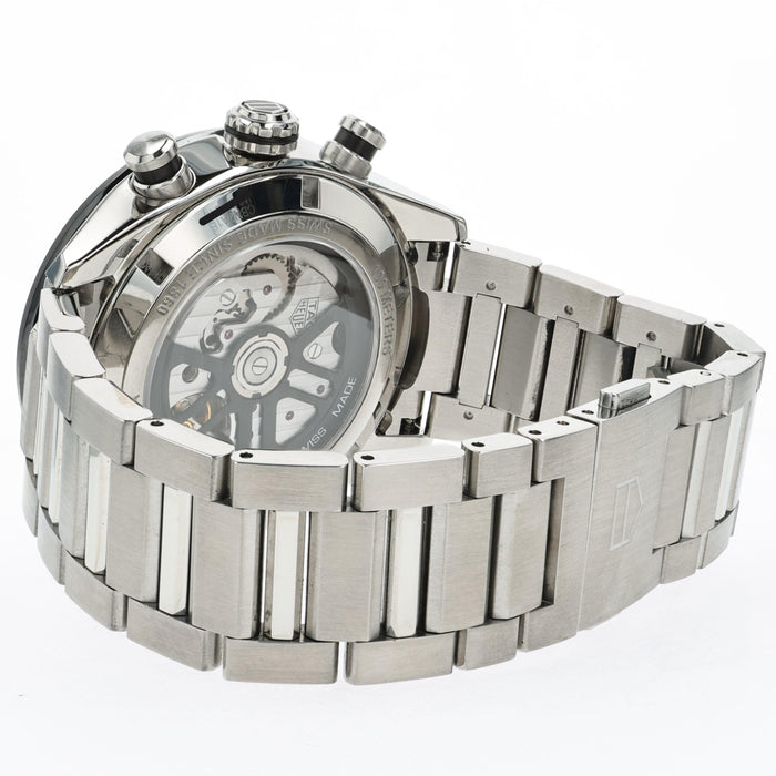 TAG Heuer Carrera 02 Chronograph Black Dial 44mm Stainless Steel CBN2A1B.BA0643