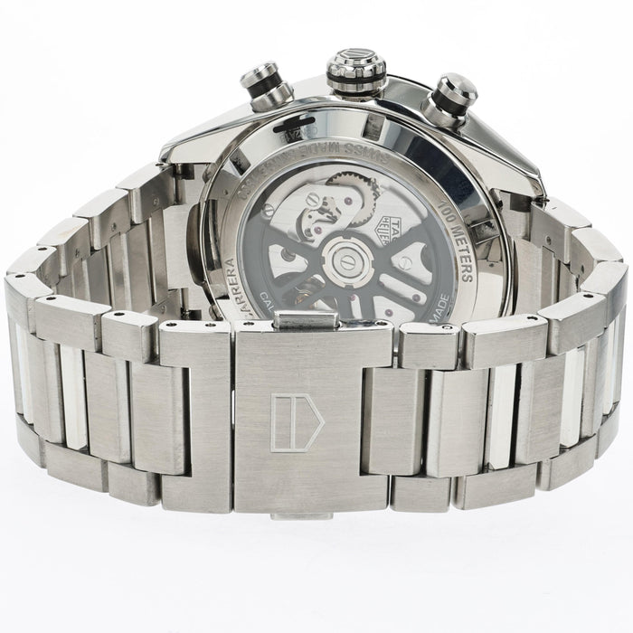 TAG Heuer Carrera 02 Chronograph Black Dial 44mm Stainless Steel CBN2A1B.BA0643