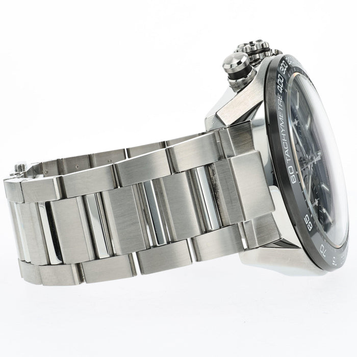 TAG Heuer Carrera 02 Chronograph Black Dial 44mm Stainless Steel CBN2A1B.BA0643