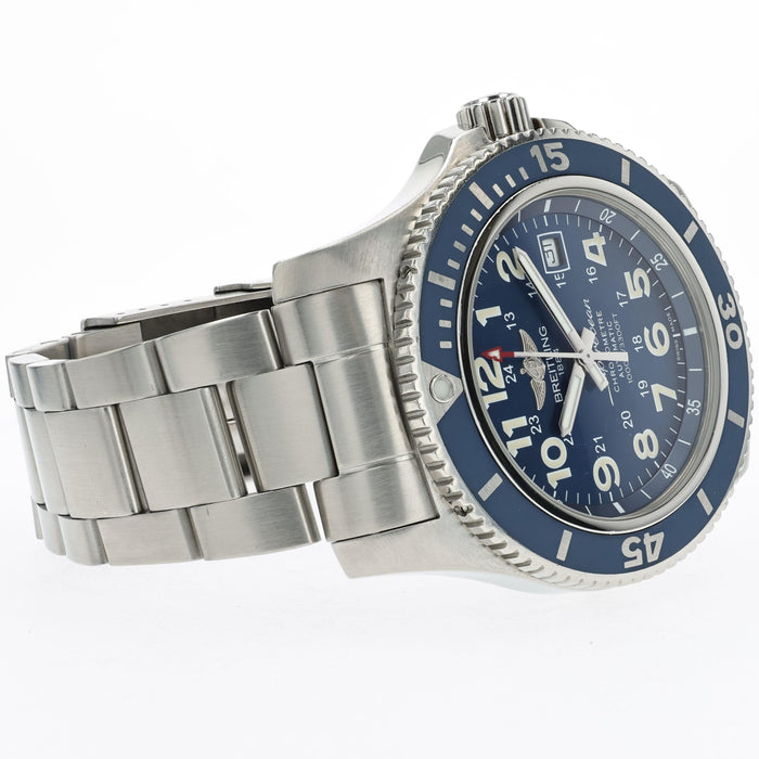 Breitling Superocean II 44 Blue Dial Stainless Steel Automatic A17392