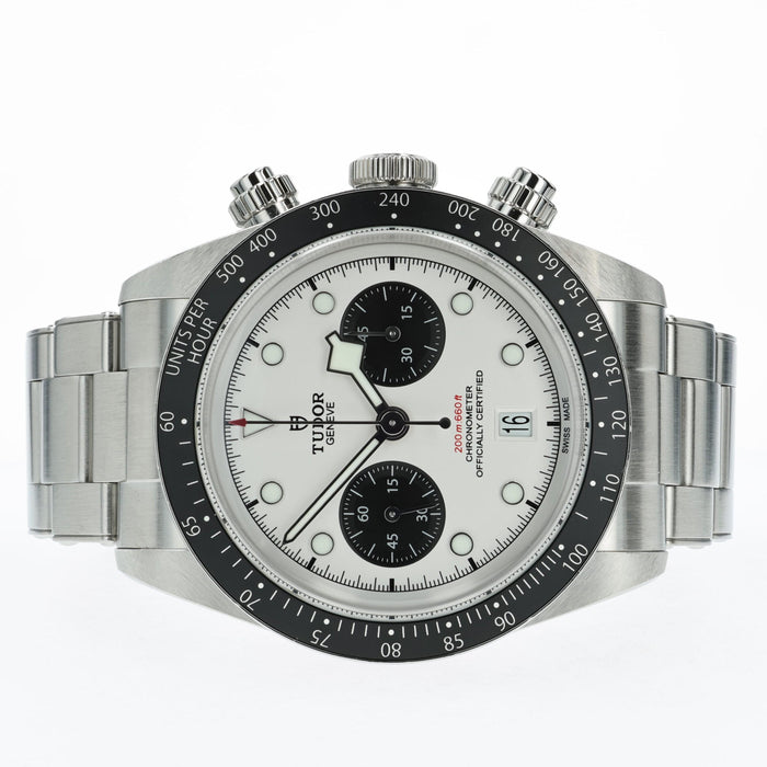 Tudor Black Bay Chrono White Dial Panda Stainless Steel 79360N