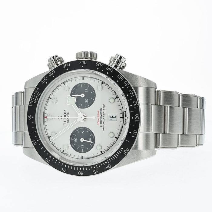 Tudor Black Bay Chrono White Dial Panda Stainless Steel 79360N