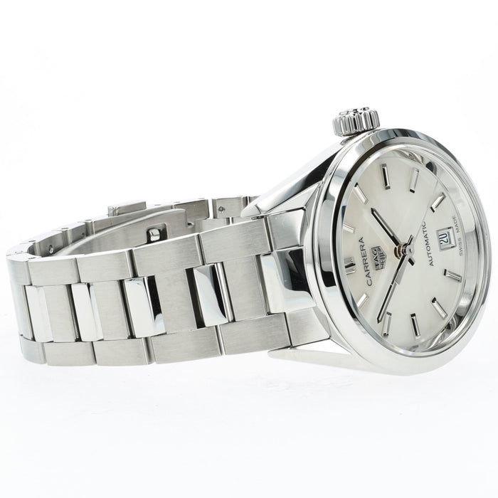 Tag Heuer Ladies Carrera Mother of Pearl Dial Stainless Steel 29MM WBN2410-0