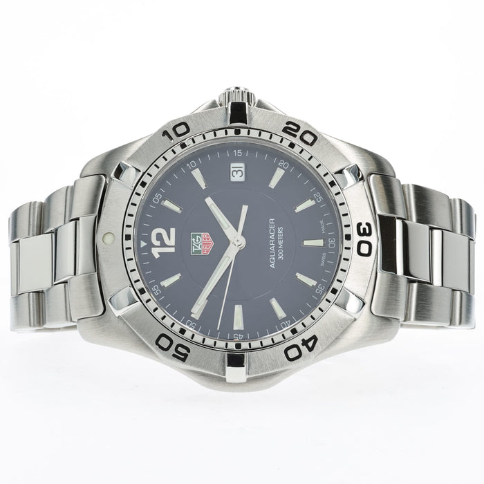 Tag Heuer Aquaracer Blue Dial Quartz Stainless Steel 40MM WAF1113